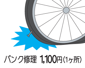 我孫子市で自転車がパンクしてしまったら